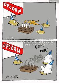 Popcorn trick comic