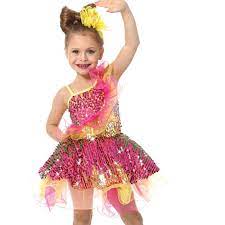 Girl's jazz dance sequined costumes. Girls Dance Costumes