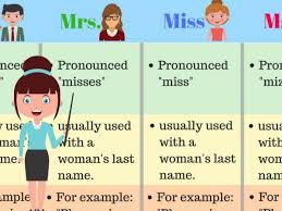 How To Use Personal Titles Mr Mrs Ms And Miss Eslbuzz Learning English Learn English American English English