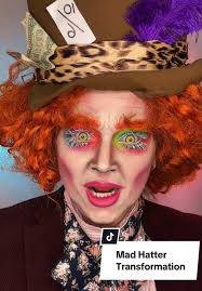The Mad Hatter from Alice in Wonderland Make Up