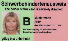 Ab wann ist ein mensch schwerbehindert und wie wird diese festgestellt. Behindertenausweis Behindert Barrierefrei E V