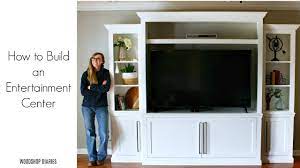 Learn how to build a custom wall hung tv unit with leds and a wireless iphone charger built into the unit. How To Build A Large Diy Entertainment Center Youtube