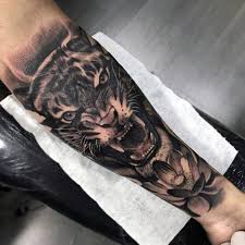 Black And White Forearm Half Sleeve Tattoos For Men Top 101 Forearm Sleeve Tattoo Ideas 2020 Inspiration Guide Forearm Sleeve Tattoos Tiger Tattoo Sleeve Half Sleeve Tattoos Designs