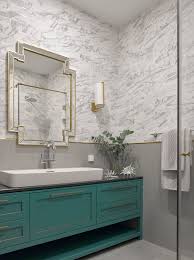 A turquoise bathroom has a timeless and captivating interior. Turquoise And Gray Bathroom Ideas Houzz