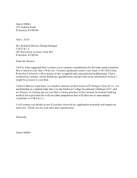 If the referral comes from someone with strong ties, establishes immediate recall and more importantly, has influence he can sway the direction to your favor. Sales And Trading Entry Level Referral Cover Letter Cover Letter Samples Templates Vault Com