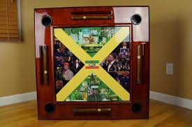 Tablas Capicubana Would Like To Thank Mrs Pearman For The Pictures Of Her Family S Newest Custom Tabla Capic Domino Table Custom Dominoes How To Play Dominoes