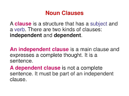 What i had forgotten was that i had a test today. Ppt Noun Clauses Powerpoint Presentation Free Download Id 4632511
