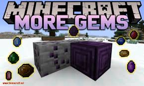 With this mod you can craft diamonds. More Gems Mod 1 17 1 1 16 5 Carbonado Black Diamond 9minecraft Net