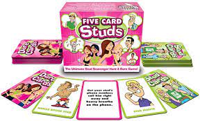 In 5 card draw, every player gets all five cards at the start of the game. Amazon Com Brand New Five Card Studs Game Health Personal Care