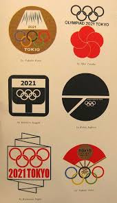 2021 Tokyo Olympics Design Logo 1964 Ver In 2020 Olympic Logo Sports Logo Design Japan Design