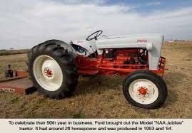 Image result for Ford Tractor Vermilion 1950 Tractor