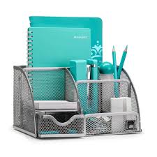 Mindspace Office Desk Organizer With 6 Compartments Drawer Pen Pencil Holder The Mesh Collection Silver Walmart Com Walmart Com Made from durable pp plastic.