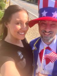 📸🇺🇸 Uncle Sam is ready to selfie!!! 🎉 Stop by 🌅 Sunrise and snap a pic  with him! 🤳 Be sure to tag us — we wanna see your awesome photos!!!  😄📷🇺🇸 #UncleSamSelfie #SunriseFun #FourthOfJulyVibes 🎆🎇🗽
