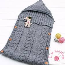I also created a reversible pillow to complete the bedding set. Knitted Baby Sleeping Bag Knitting Patterns For Beginners