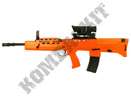 Developed in japan in the 1950s, interest in airsoft is growing throughout the world. Ha202 Bb Gun Sa80 Assault Rifle Orange 2 Tone Airsoft Guns Kombatkit Shop