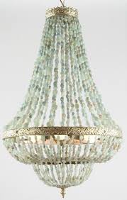 Pin By Esra Deniz Kuscu On Seafoam Green Diy Chandelier Vintage Chandelier Beaded Chandelier