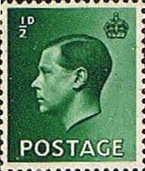 Postage Stamps Issued in the reign of King Edward VIII 1936