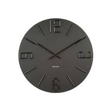 Large, decorative wall clocks are a beautiful accent piece in your home that doubles as functional wall art, too. Dot Bo Furniture And Decor For The Modern Lifestyle Black Wall Clock Wall Clock Modern Large Wall Clock Modern