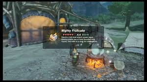 The fruitcake is an item from the legend of zelda: Fruitcake Recipe Botw