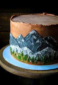 Lady In The Wild West Mountain Cake Baking Desserts