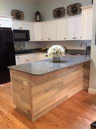 Coastal White Kitchen Island Back Panels Kitchen Decor Home Decor Kitchen
