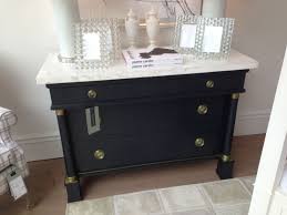 Marble Top Navy Dresser With Brass Hardware Want It Marble Top Dresser Marble Nightstand Diy Dresser