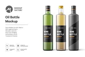 Oil Bottle Mockup Bottle Mockup Olive Oil Bottles Bottle