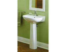 rectangle bathroom pedestal sink