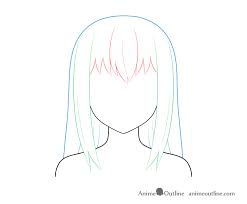 Draw manga the basics of character. How To Draw Anime And Manga Hair Female Animeoutline