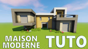 Tuto Grande Maison Moderne Minecraft Youtube