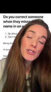 how to correct someone who misspells your name in an email