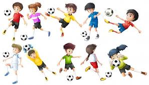Soccer Players Free Vector Freepik Freevector People Circle Cartoon Football Jugadores De Futbol Futbol Vector Nino Jugando Futbol
