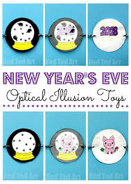 New Year S Eve Printable Thaumatrope Red Ted Art New Year S Eve Crafts Crafts For Kids Paper Crafts For Kids