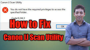Ij scan utility is an application that allows you to scan photos, documents easily, etc. Error You Do Have Required Privileges To Access Folder Ij Scan Utility Windows Youtube