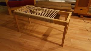 Becker furniture repair is focused on providing the highest levels of customer satisfaction & we will do everything we can to meet your expectations. Danish Cord Bench Project Danish Cord Diy Patio Furniture Handmade Furniture Design