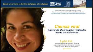 Ciencia viral. Apoyando al personal investigador desde las bibliotecas