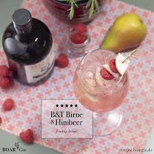 Boar Birne Himbeer Cocktail In 2020 Himbeeren Gin Birne