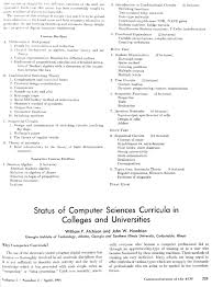 A quine (named after willard van orman quine) is also known as: Status Of Computer Sciences Curricula In Colleges And Universities Communications Of The Acm