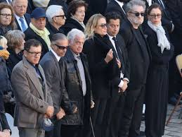 Photos Hommage A Charles Aznavour Brigitte Macron Emue Aux Larmes Charles Aznavour Jean Paul Belmondo Paul Belmondo