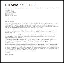 It has several examples of how the applicant has added value in the past, using numbers that are easy for the reader to translate to a different industry. Records Clerk Cover Letter Sample Cover Letter Templates Examples
