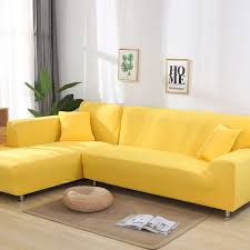 Decor Home Store Sectional Sofa Couch Cover Plain Color In 2020 Corner Sofa Covers Slip Covers Couch Sofa Covers