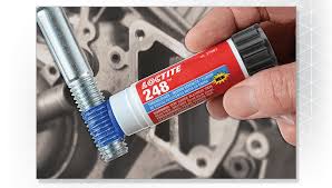 Loctite Anaerobic Adhesive Threadlocker Applied