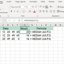 Just like the mean value, the median also represents the location of a set of numerical data by. Use Excel S Median Function To Find The Middle Value