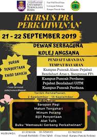 Kursus kahwin shah alam merupakan diantara kawasan untuk kursus yang paling popular. Kursus Pra Perkahwinan Siri 16 2018