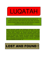 Tidak salah melihat kejayaan orang lain sebagai inspirasi, bagi menolak kita berusaha lebih kuat. Luqatah