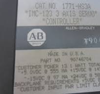 Allen Bradley 1771-HS3A Servo Controller 1771HS3A FWRev.1.02 Ser.A