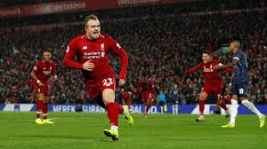 Xherdan shaqiri gave liverpool victory over manchester united as jurgen klopp's side regained top spot with a pulsating performance in the north against the run of play, united drew level in the 33rd minute when liverpool keeper alisson becker spilled a harmless low cross from romelu lukaku. Xherdan Shaqiri S Liverpool Dominate Manchester United To Illustrate Gulf Between Rivals The National