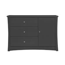 Storkcraft crescent 6 drawer dresser. Espresso Storkcraft Crescent 3 Drawer Combo Dresser