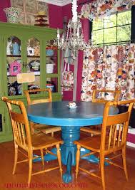 Amazing gallery of interior design and decorating ideas of peacock blue walls in bedrooms, living rooms, dens/libraries/offices, dining rooms, bathrooms, laundry/mudrooms, kitchens, basements, entrances/foyers by elite interior designers. Peacock Blue Painted Glazed Table Tutorial Diy Show Off Diy Decorating And Home Improvement Blogdiy Show Off Diy Decorating And Home Improvement Blog