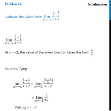 Check spelling or type a new query. Ex 13 1 12 Class 11 Maths Find Limit X 2 1 X 1 2 X 2